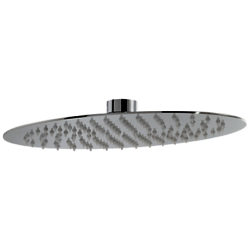 Abode Storm Oval Showerhead, 34 x 22cm